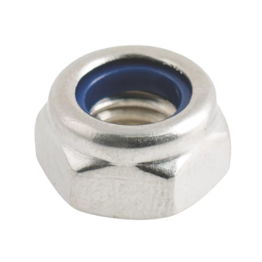 EASYFIX A2 STAINLESS STEEL NYLON LOCK NUTS M8 100 PACK