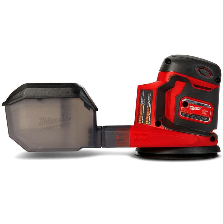 Milwaukee M18BOS125-0 18V 125mm Random Orbital Sander with 1 x 5.5Ah Battery Charger & Bag