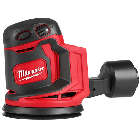 Milwaukee M18BOS125-0 18V 125mm Random Orbital Sander with 1 x 5.5Ah Battery Charger & Bag