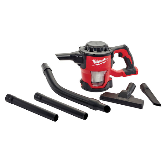 Milwaukee M18CV-0 18V Compact Hand Vacuum with 1 x 5.5Ah Battery & Charger