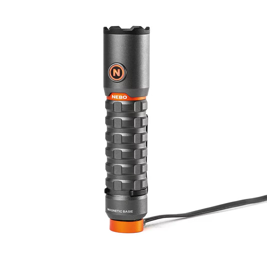 NEBO TORCHY 2K RECHARGEABLE LED TORCH GRAPHITE 500LM