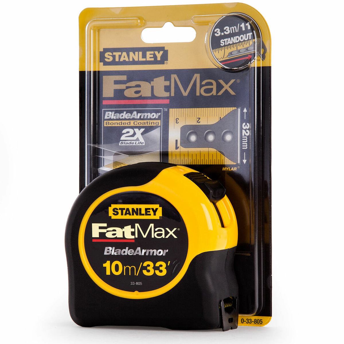 Stanley 0-33-805 FatMax Tape Blade Armor 10m/33ft (W-32mm) STA033805