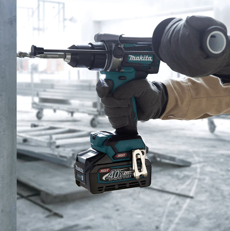 Makita DK0114G202 40VMax XGT Brushless Combi Drill & Impact Driver Combo Kit With 2 x 2.5Ah Batteries, Charger In Bag