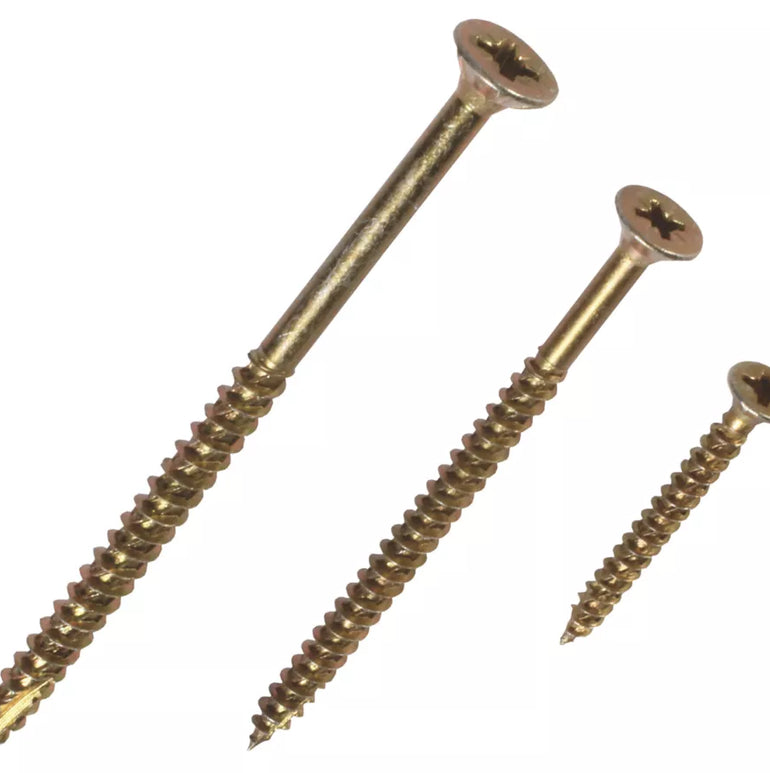 TURBOGOLD PZ DOUBLE-COUNTERSUNK WOODSCREW TRADE PACK 2800 PCS