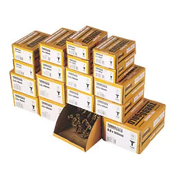 TURBOGOLD PZ DOUBLE-COUNTERSUNK WOODSCREW TRADE PACK 2800 PCS