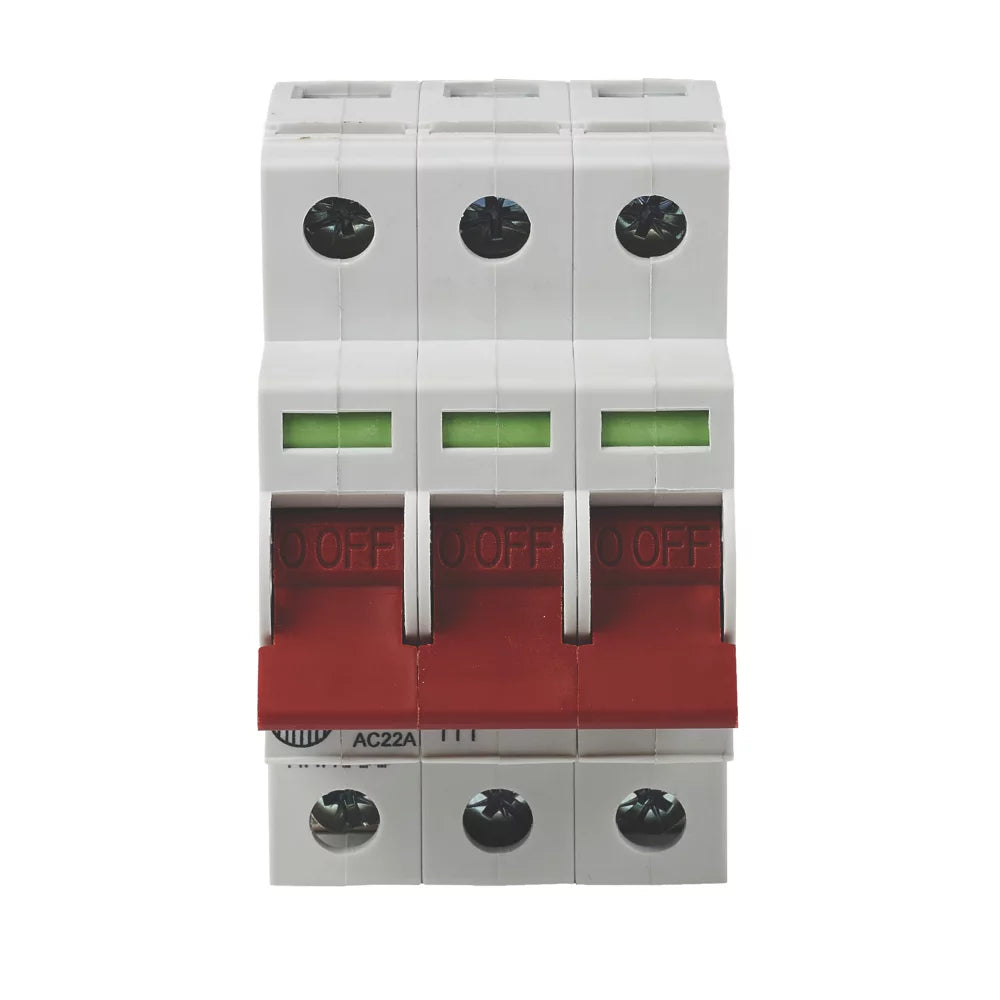 WYLEX NH / NM 125A TP 3-PHASE MAINS SWITCH DISCONNECTOR