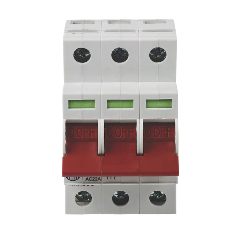 WYLEX NH / NM 125A TP 3-PHASE MAINS SWITCH DISCONNECTOR