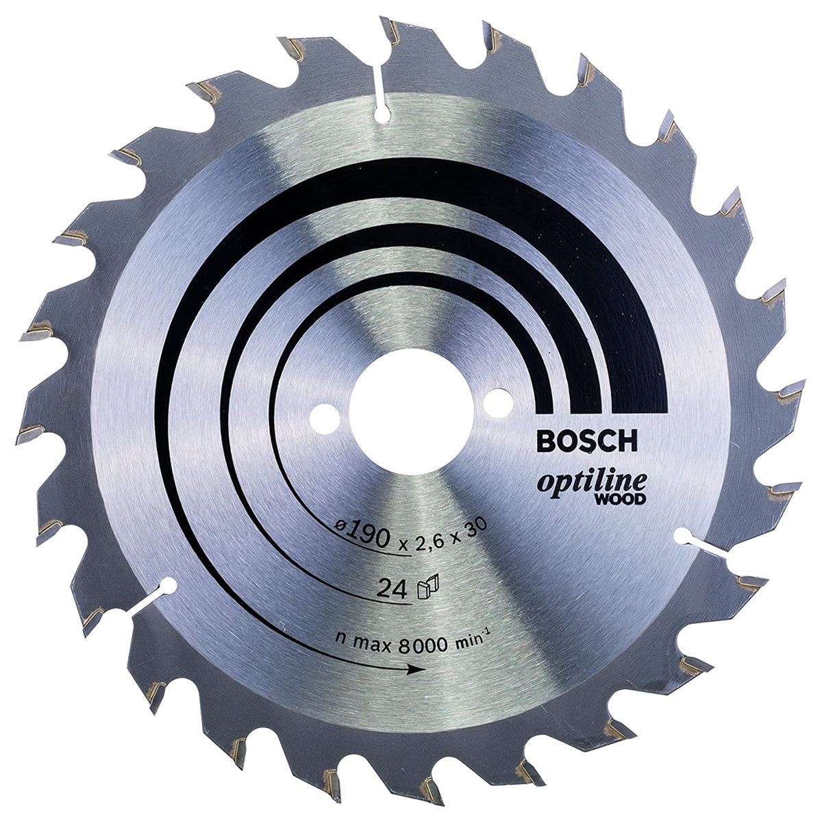 Bosch 190mm 24T Wood Circular Saw Blade Optiline 2608640615