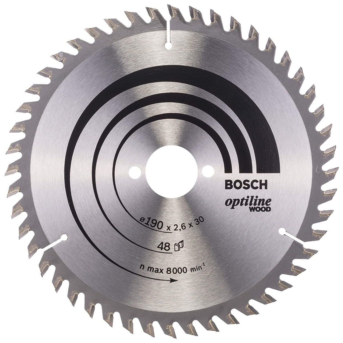 Bosch 190mm 48T Wood Circular Saw Blade Optiline 2608640617