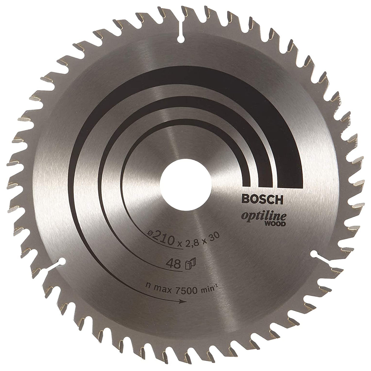 Bosch 210mm 48T Wood Circular Saw Blade Optiline 2608640623