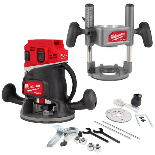 Milwaukee 18V M18FR12-0 FUEL Brushless 1/2" Router Cutter with Accessories Set