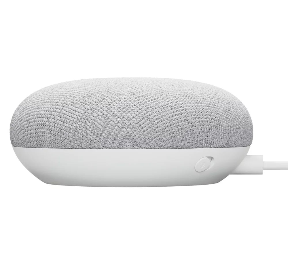 GOOGLE NEST MINI VOICE ASSISTANT CHALK