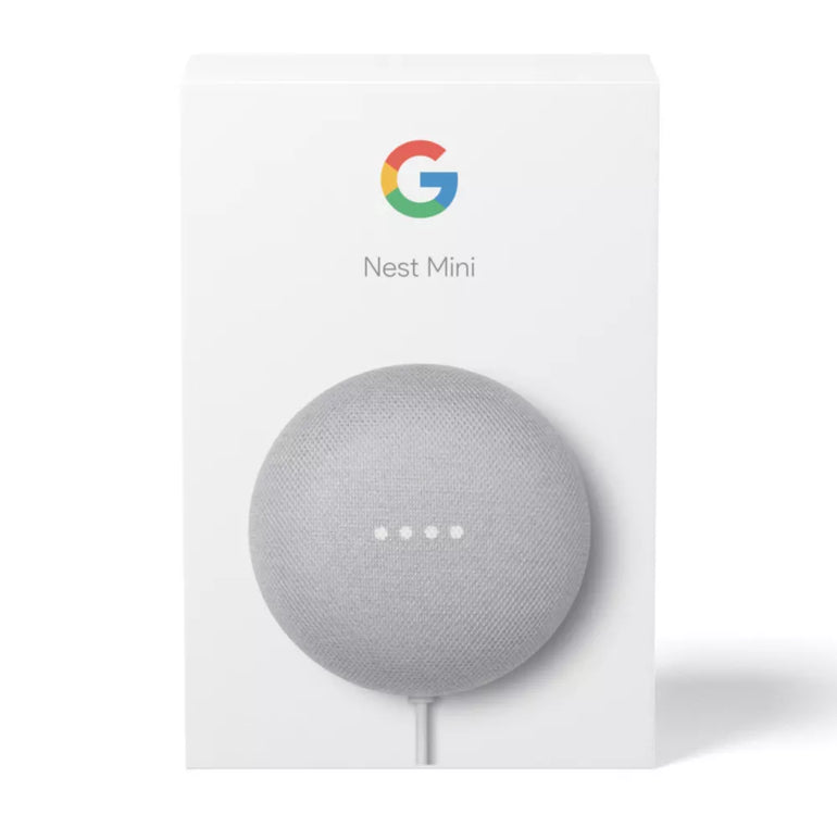 GOOGLE NEST MINI VOICE ASSISTANT CHALK