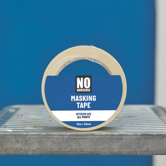 NO NONSENSE PAINTERS MASKING TAPE 50M X 50MM