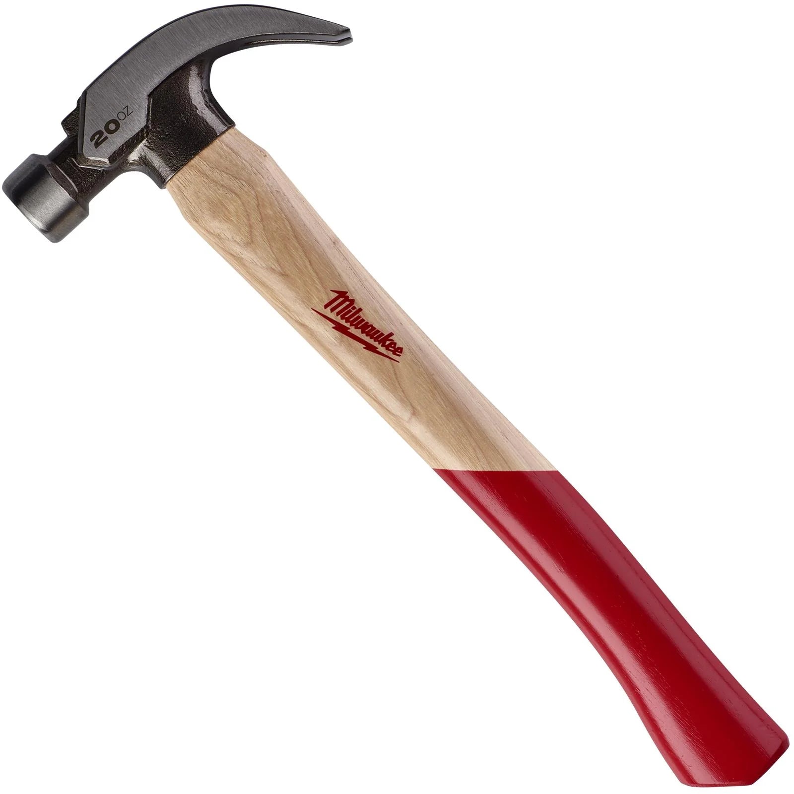 Milwaukee 20oz Hickory Curved Claw Hammer 4932478660