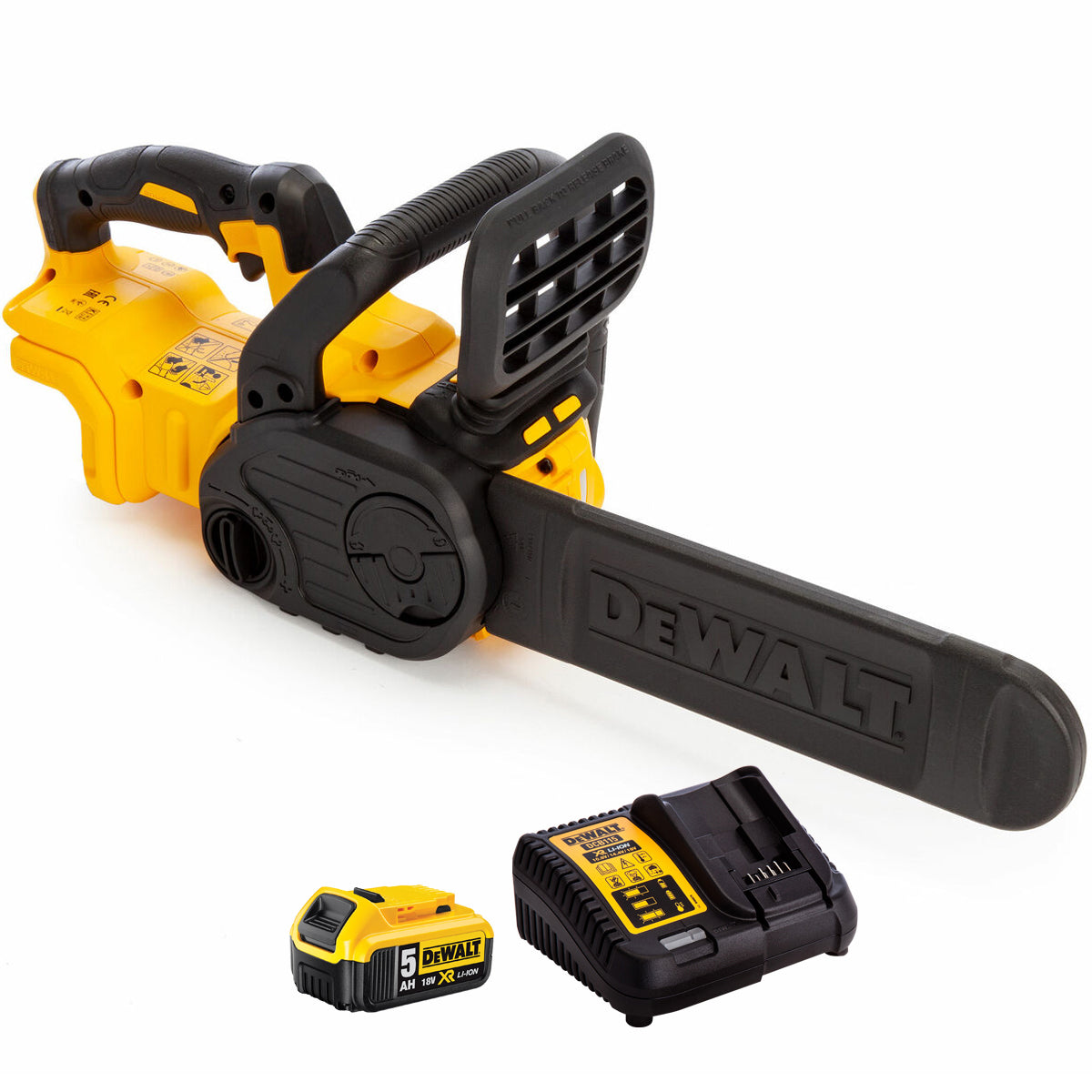 Dewalt DCM565P1 18V Brushless Chainsaw with 1 x 5.0Ah Battery & Charger