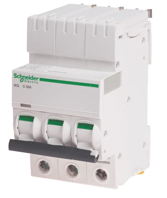 SCHNEIDER ELECTRIC IKQ 32A TP TYPE C 3-PHASE MCB (886HV)