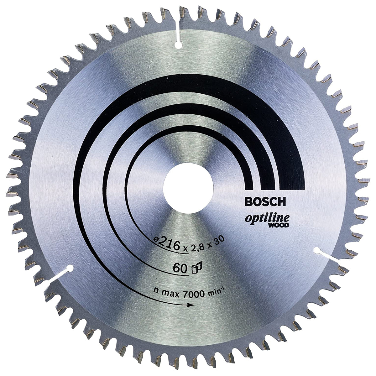 Bosch 216mm 60T Wood Circular Saw Blade Optiline 2608640642