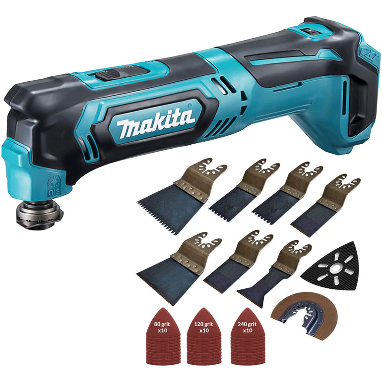 Makita TM30DZ 12V CXT Li-ion Cordless Multi Tool With 39 Piece Accessories Set