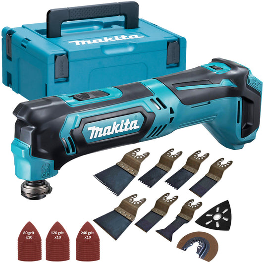 Makita TM30DZ 12V CXT Multi Tool With 39 Piece Accessories Set & Case (Battery and Charger Not Included)