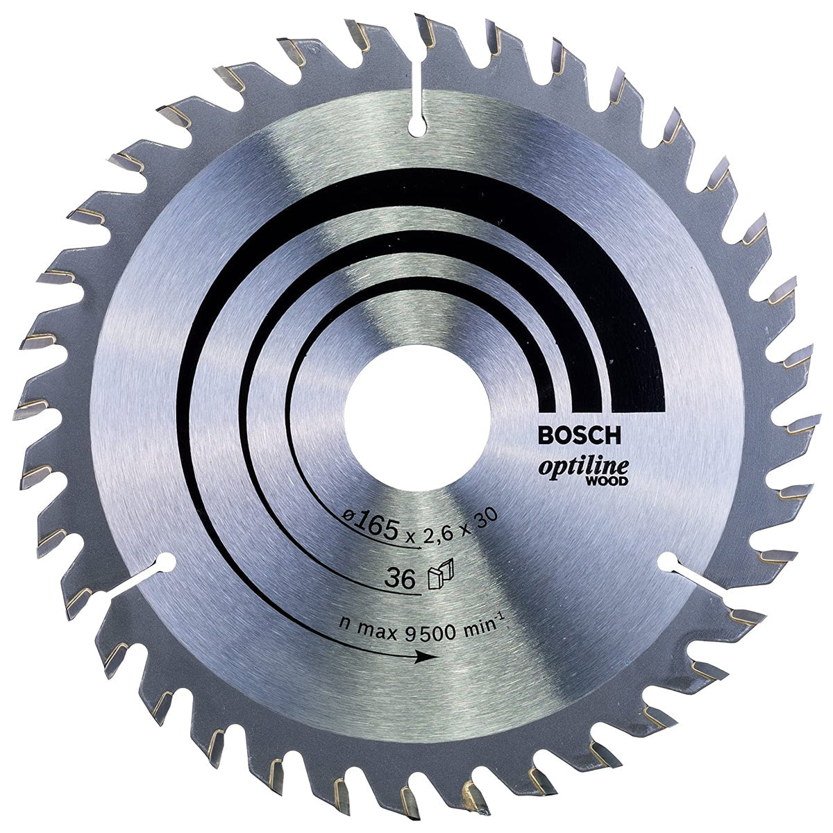 Bosch 165mm 36T Wood Circular Saw Blade Optiline 2608640603