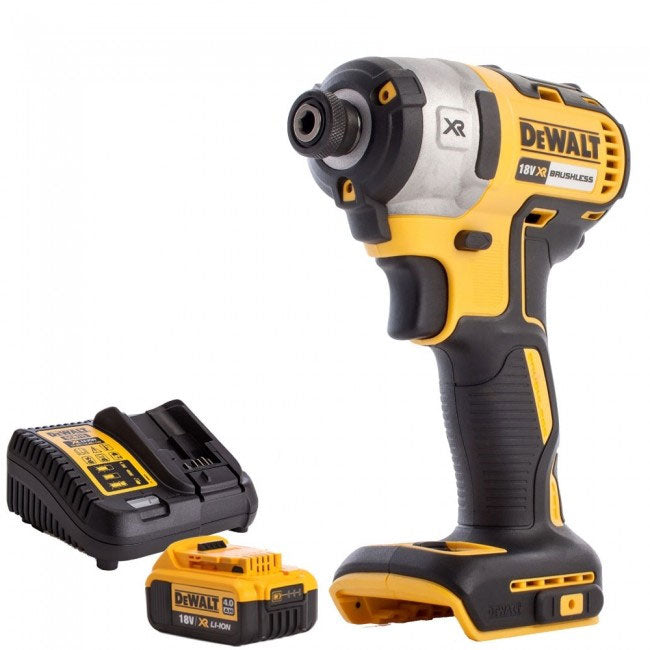 DeWalt DCF887N 18v Brushless Impact Driver With 4.0Ah Battery & Charger