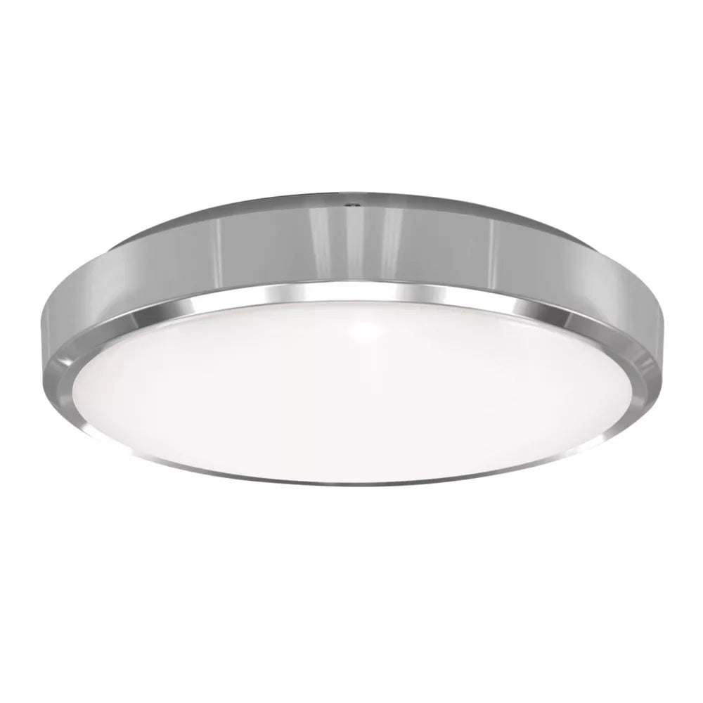 4LITE LED WALL/CEILING LIGHT CHROME 18W 1847LM