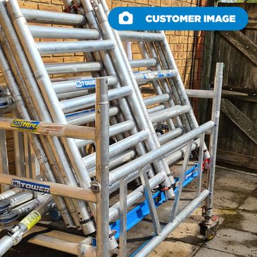 MiTower Plus Access Tower Hire - Two Man Scaffold Tower