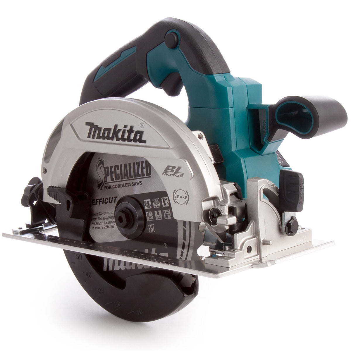 Makita DSS610Z 18V 165mm Circular Saw with 2 x 5.0Ah Batteries & Charger in Case