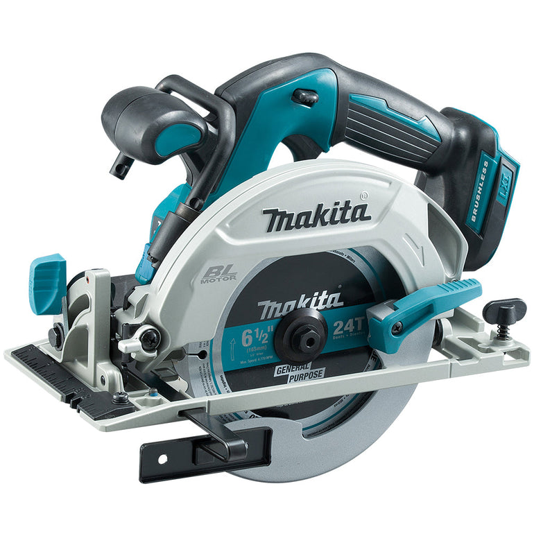 Makita DHS680Z 18V Brushless Circular Saw + MakPac + Rail + Adapter