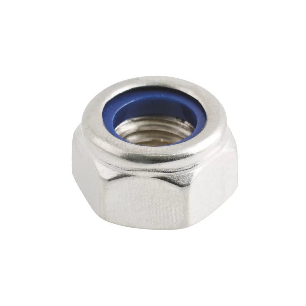 EASYFIX A2 STAINLESS STEEL NYLON LOCK NUTS M12 100 PACK