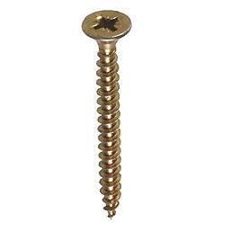 GOLDSCREW PZ DOUBLE-COUNTERSUNK WOODSCREWS TRADE CASE GRAB PACK 1000 PCS