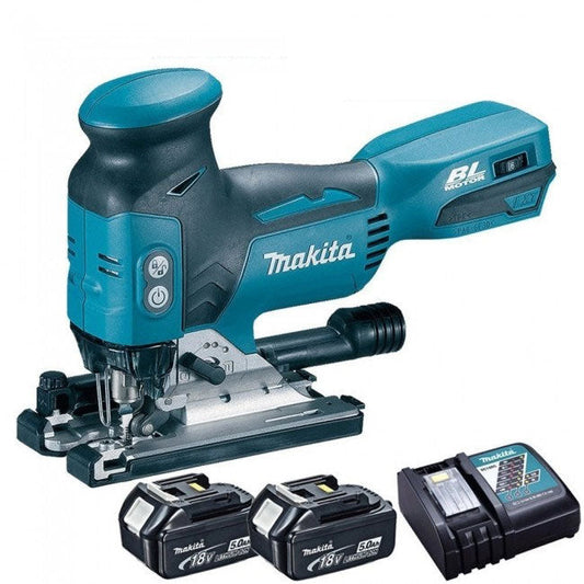 Makita DJV181Z 18V Brushless Jigsaw With 2 x 5.0Ah Batteries & Charger