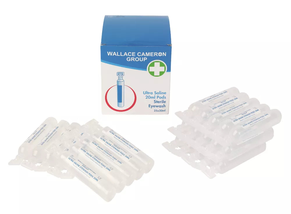 WALLACE CAMERON ASTROPLAST EYEWASH SALINEPODS 25 PACK