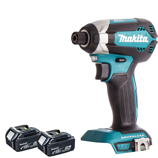 Makita DTD153Z 18V Brushless Impact Driver With 2 x 5.0Ah Batteries