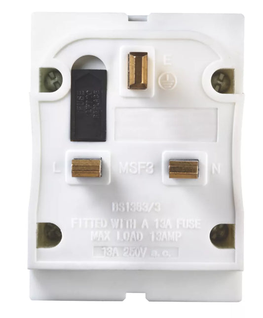 MASTERPLUG 13A FUSED 3-WAY PLUG ADAPTOR