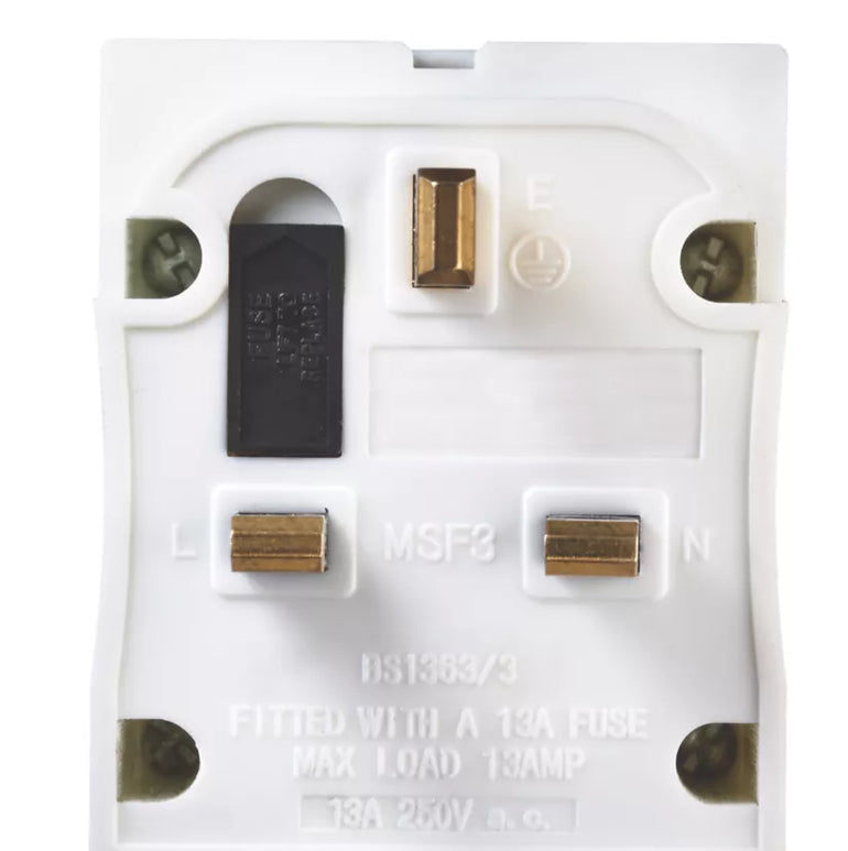 MASTERPLUG 13A FUSED 3-WAY PLUG ADAPTOR