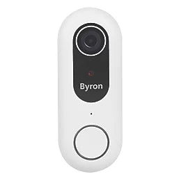 BYRON WIRED SMART VIDEO DOORBELL WHITE