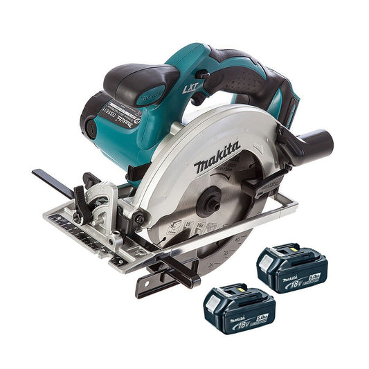 Makita DSS611Z 18V Li-Ion 165mm Circular Saw With 2 x 5.0Ah Batteries