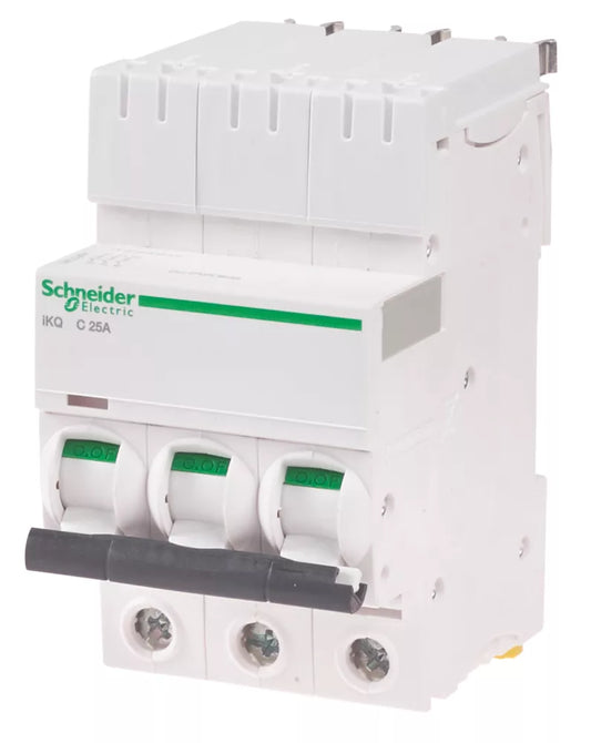 SCHNEIDER ELECTRIC IKQ 25A TP TYPE C 3-PHASE MCB (988HV)