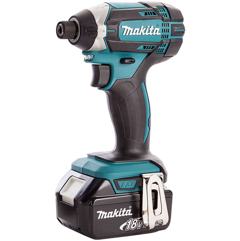 Makita DLX2131TJ 18V Combi Drill + Impact Driver Twin Kit With 2 x 5.0Ah Battery Charger In Type 3 Case