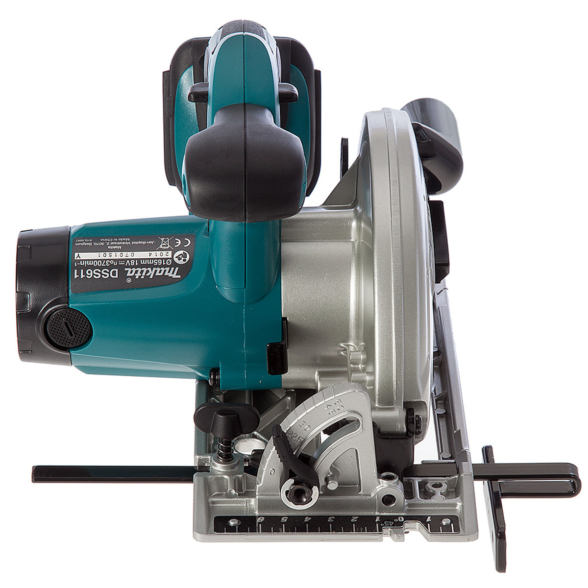 Makita DSS611Z 18V 165mm Circular Saw with 2 x 5.0Ah Batteries & Charger in Case