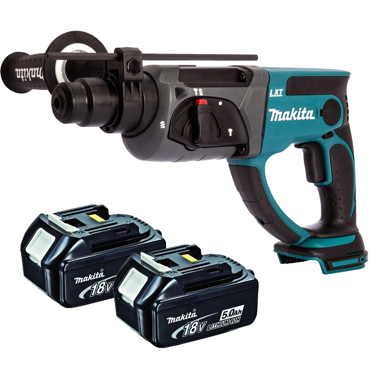 Makita DHR202Z 18V SDS+ Rotary Hammer Drill With 2 x 5.0Ah Batteries