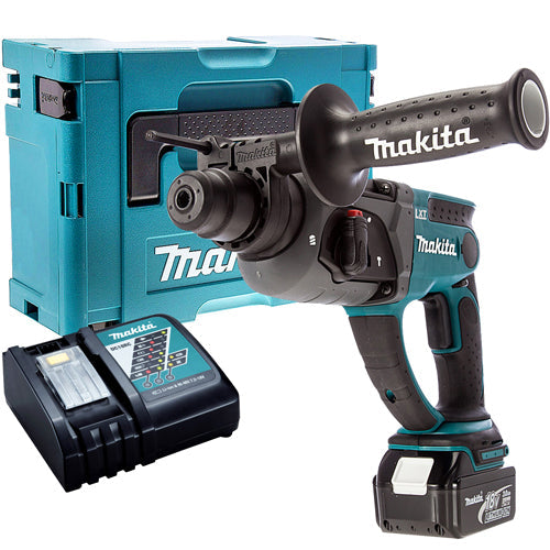 Makita DHR202Z 18V SDS+ Rotary Hammer Drill With 1 x 5.0Ah Battery Charger & Type 3 Case