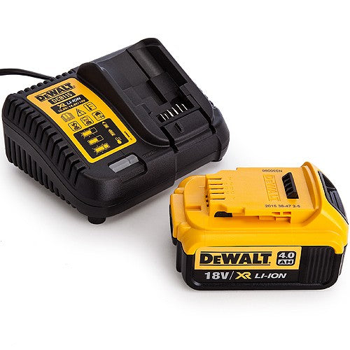 DeWalt DCB182 18V 4.0Ah Battery & 10.8V-18V Multi Voltage Charger