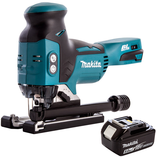 Makita DJV181Z 18V LXT Li-ion Brushless Jigsaw With 1 x 5.0Ah Battery