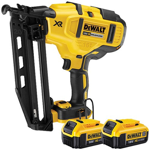 DeWalt DCN660N 18v XR Brushless Second Fix Nailer with 2 x 4.0Ah Battery