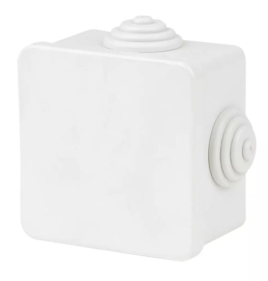 VIMARK 4-ENTRY SQUARE JUNCTION BOX WITH KNOCKOUTS 82MM X 52MM X 82MM (999VT)