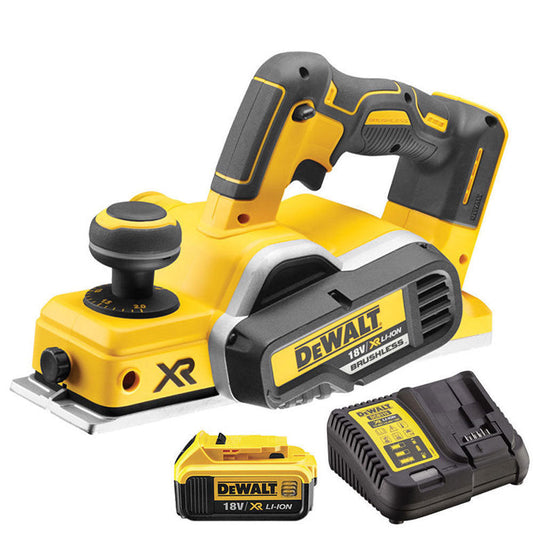 Dewalt DCP580N 18V Brushless Planer With 1 x 5.0Ah Battery & Charger