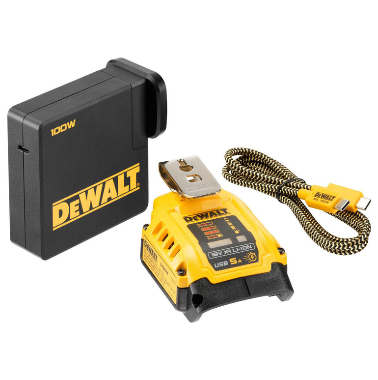 DEWALT DCB094K 18V XR 5A USB Power Delivery Fast Charging Kit